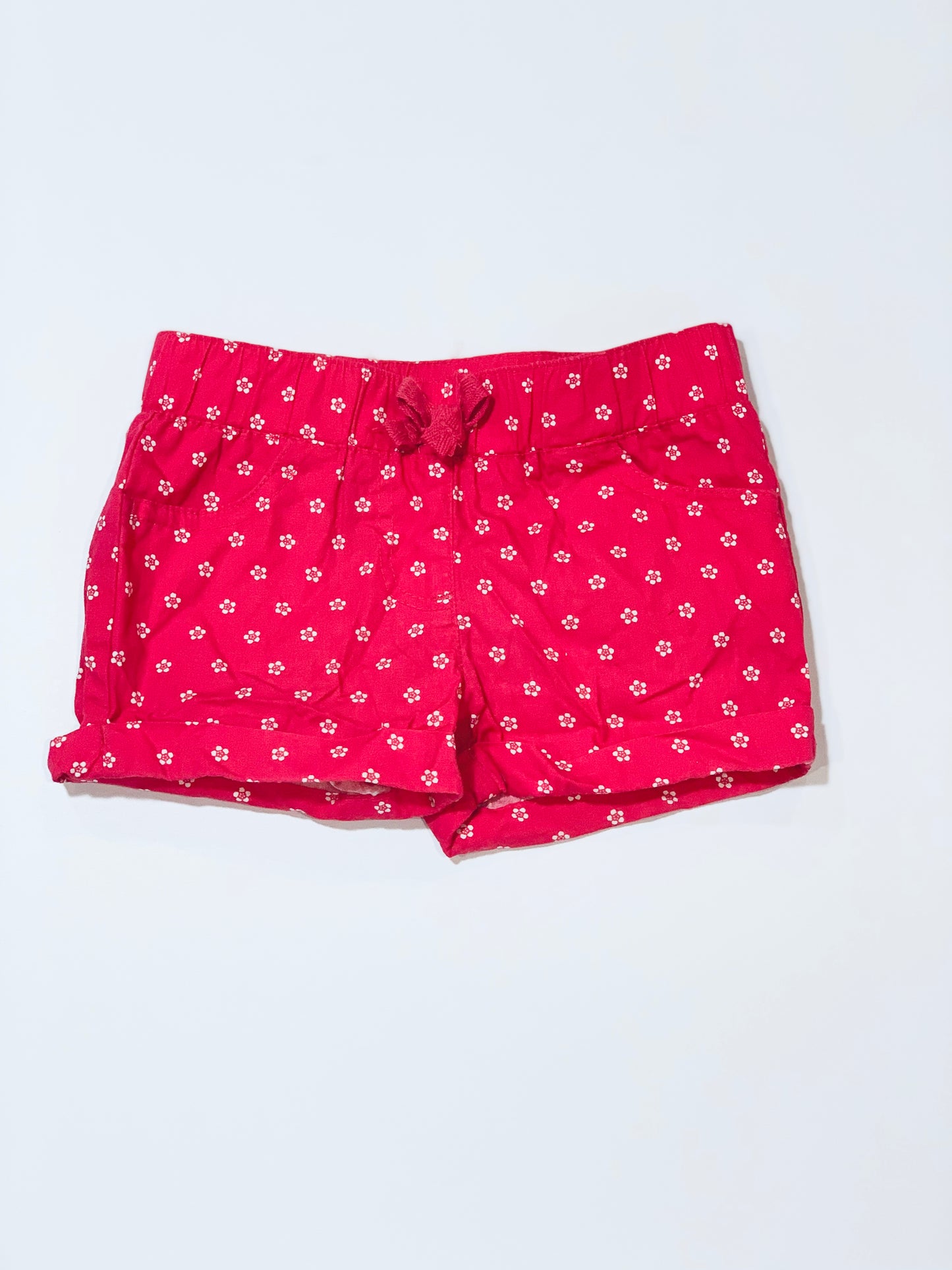 Pink cotton shorts - Size 1