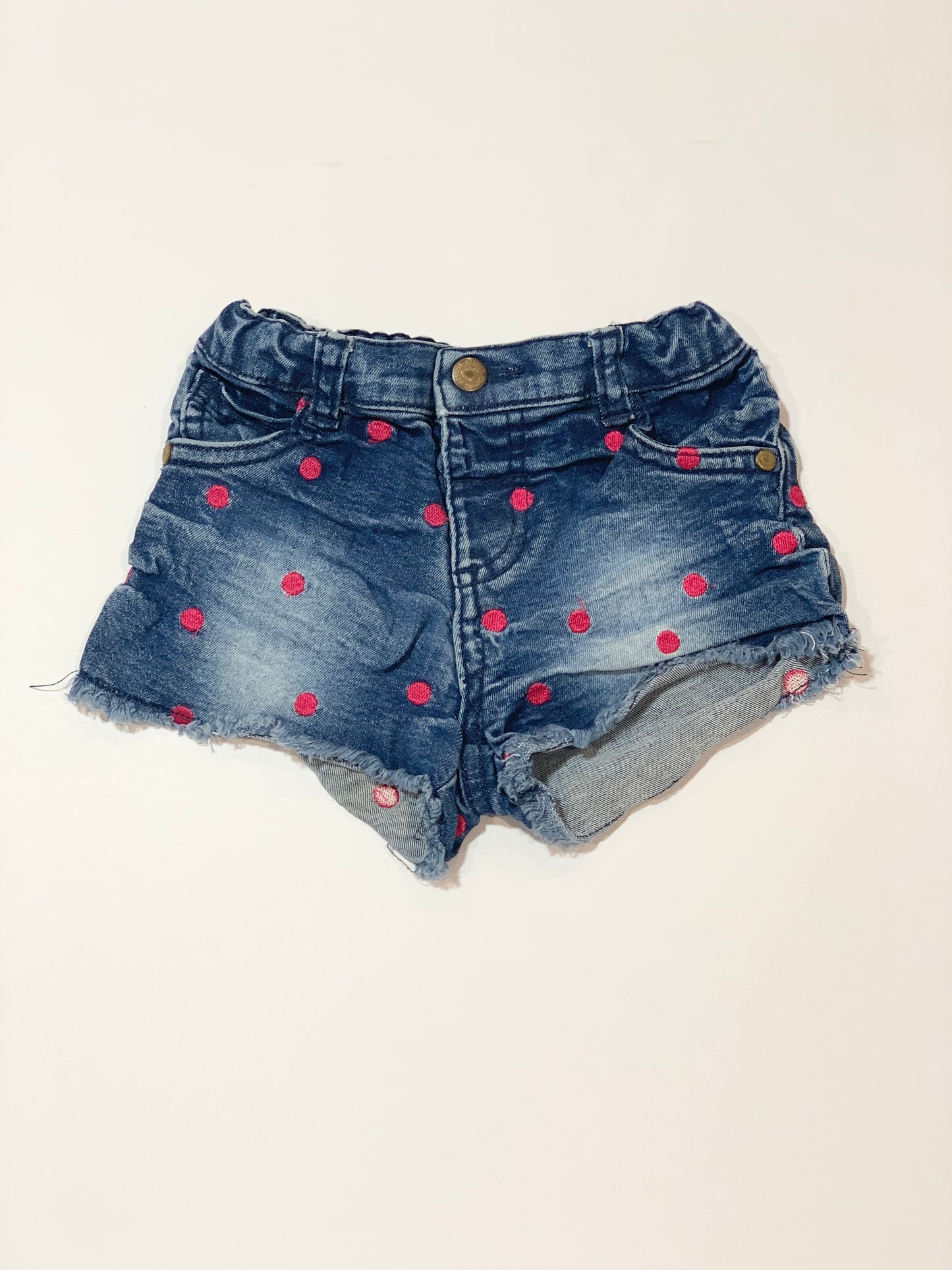 Denim spot shorts - Size 1