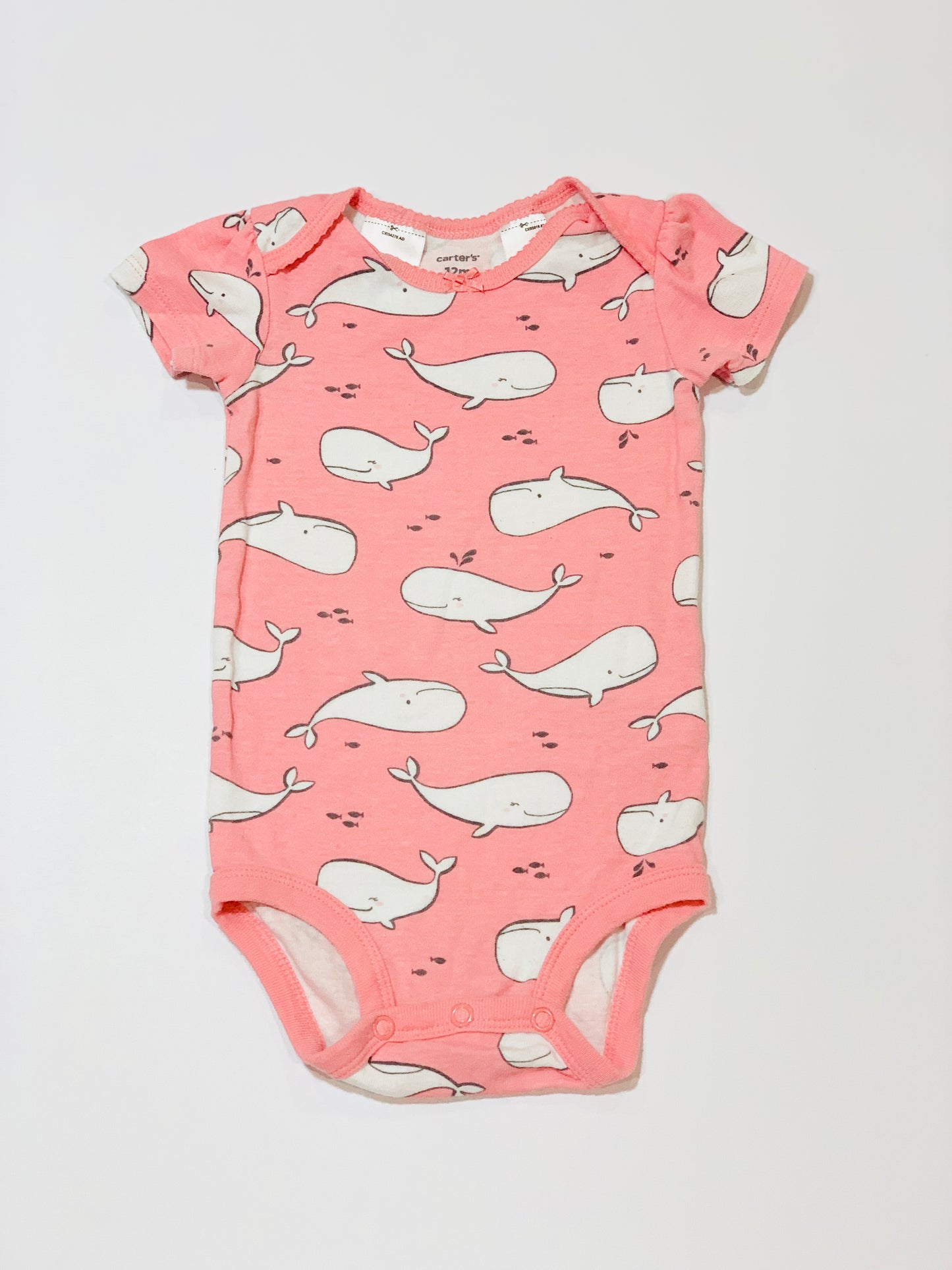 Whales bodysuit - Size 12 months