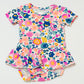 Floral dress bodysuit - Size 1