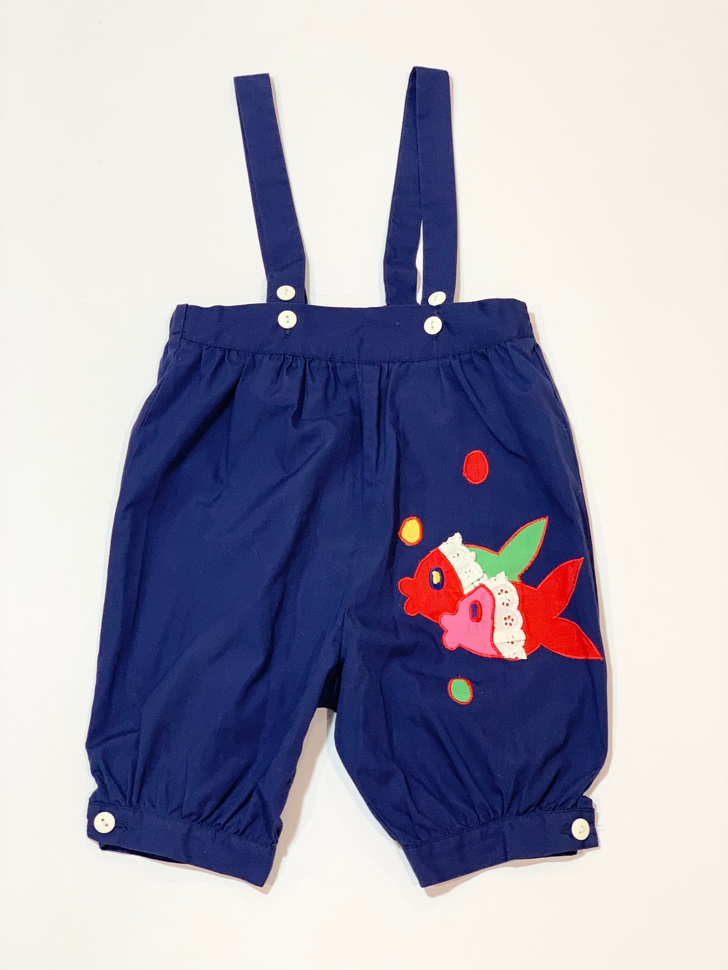 Vintage fish romper - Size 1