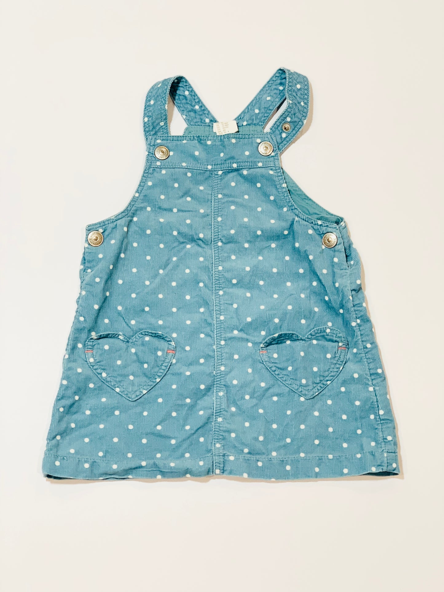 Spotty corduroy pinafore - Size 1