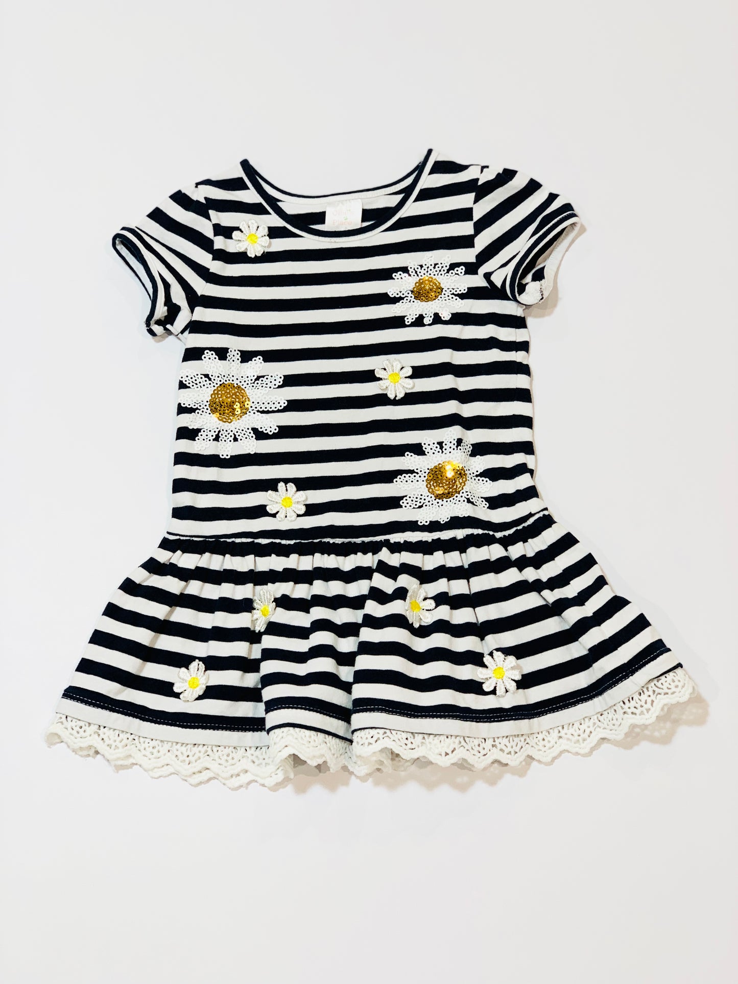 Sequined daisy dress - Size 1