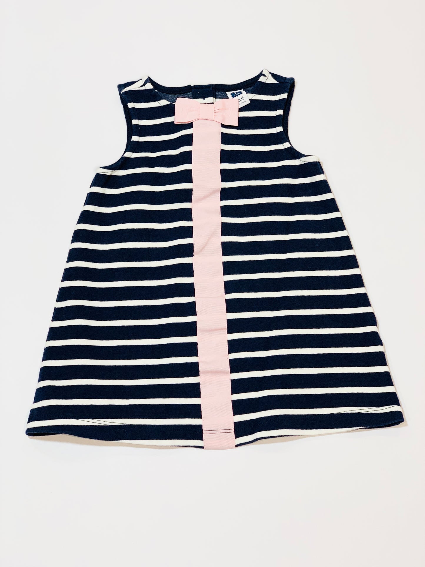 Navy striped dress - Size 1