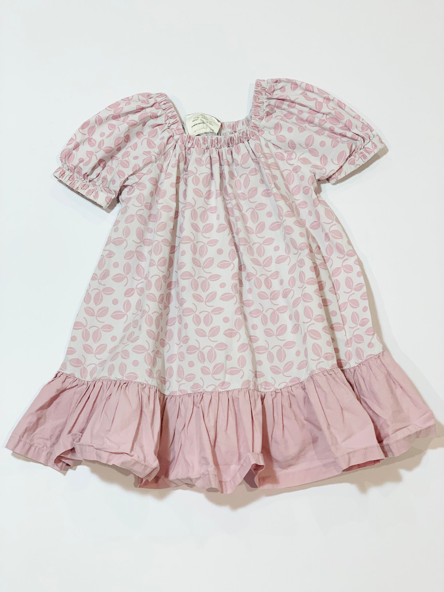 Pink leaf dress - Size 1