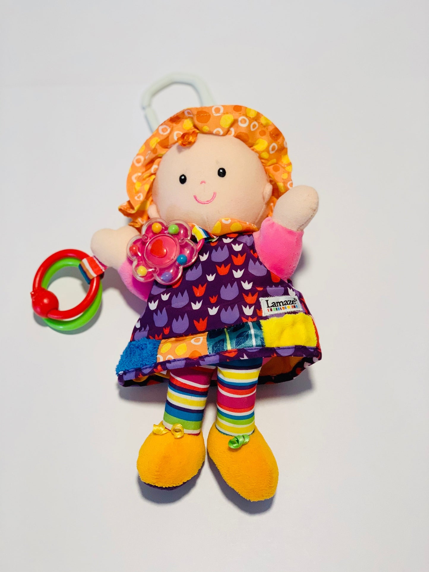 Colourful dolly pram toy