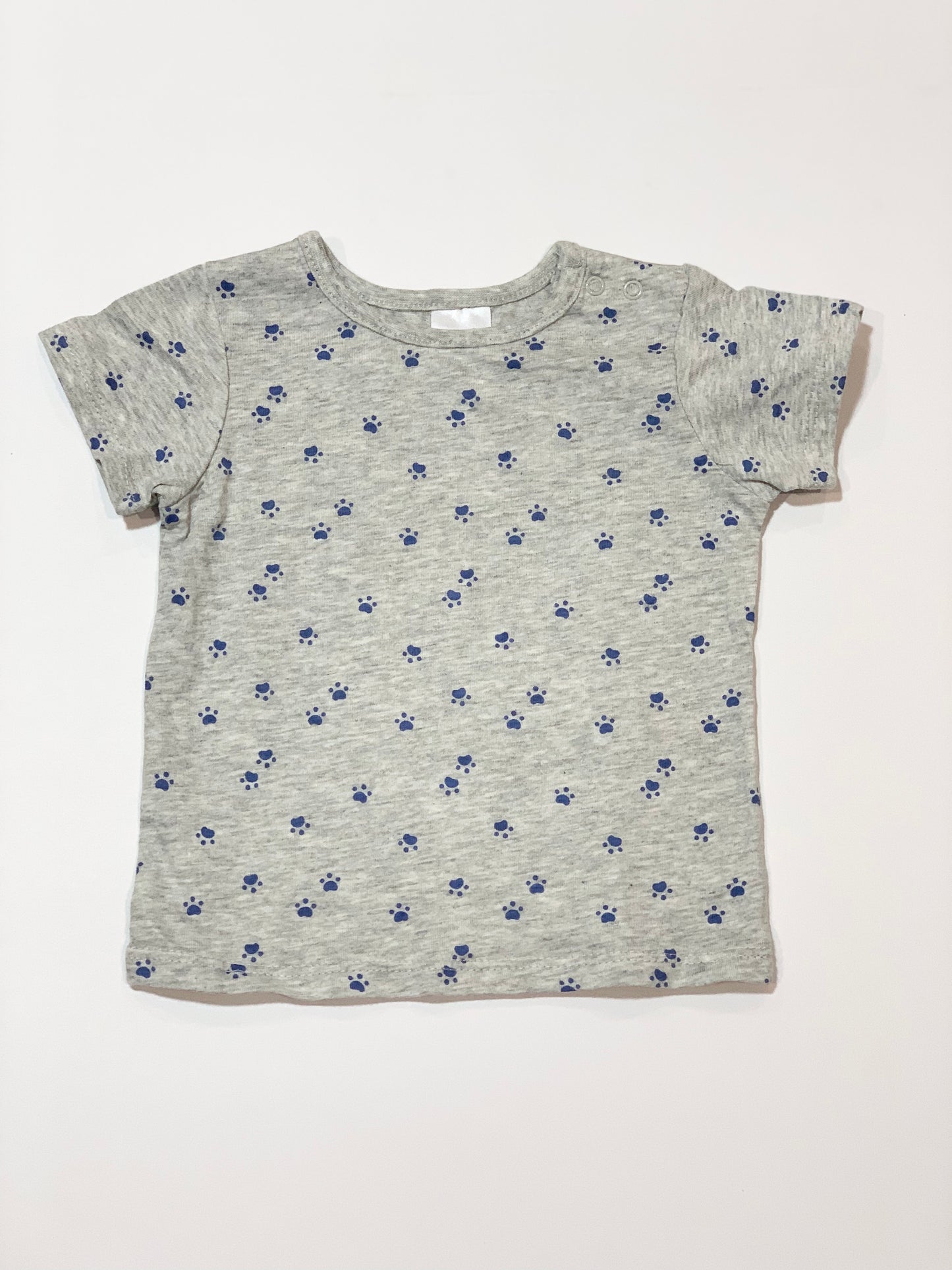 Grey paws tee - Size 00