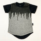 Black drip tee - Size 00