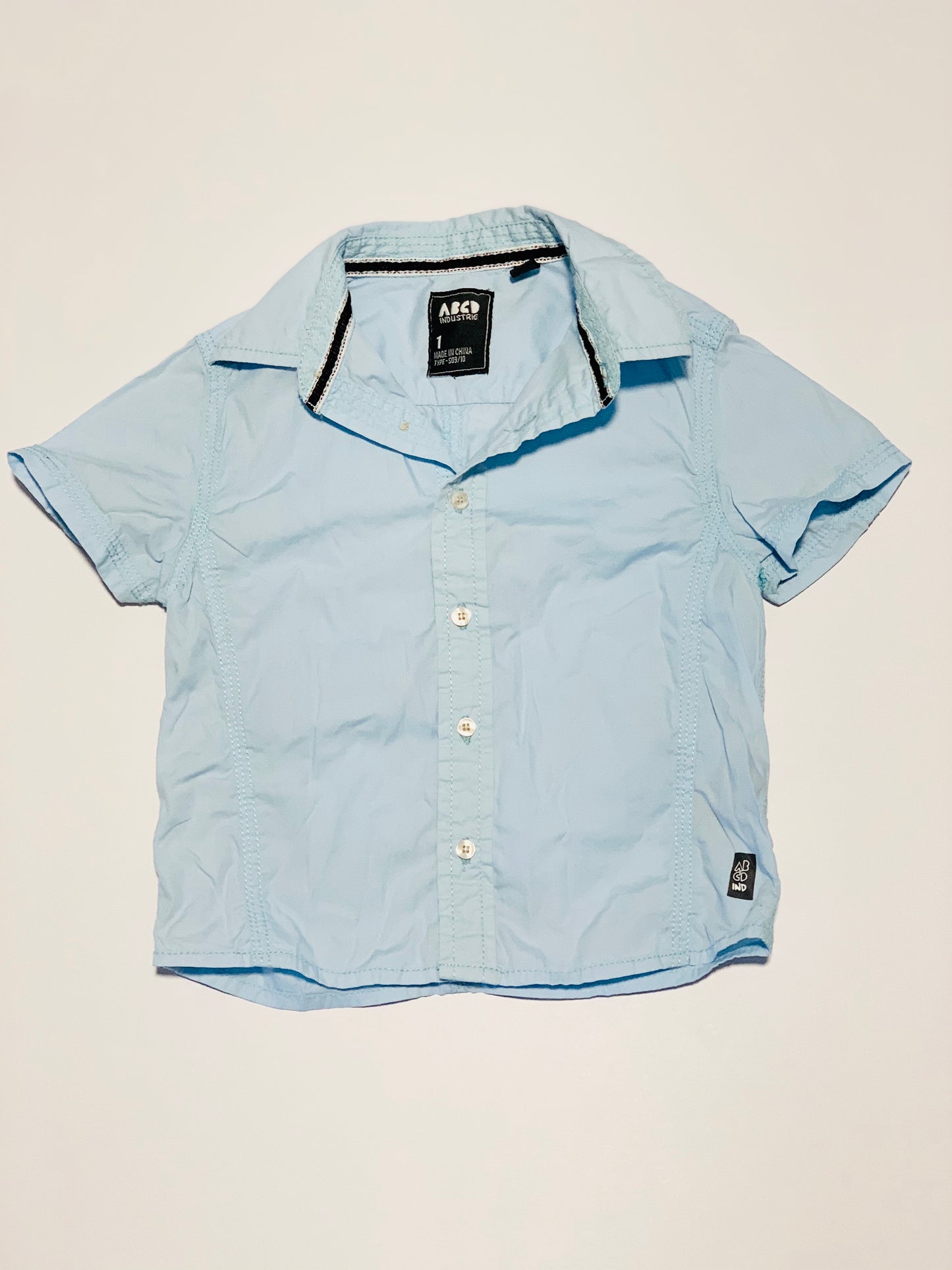 Blue cotton shirt - Size 1