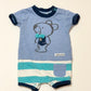 Blue bear romper - Size 00