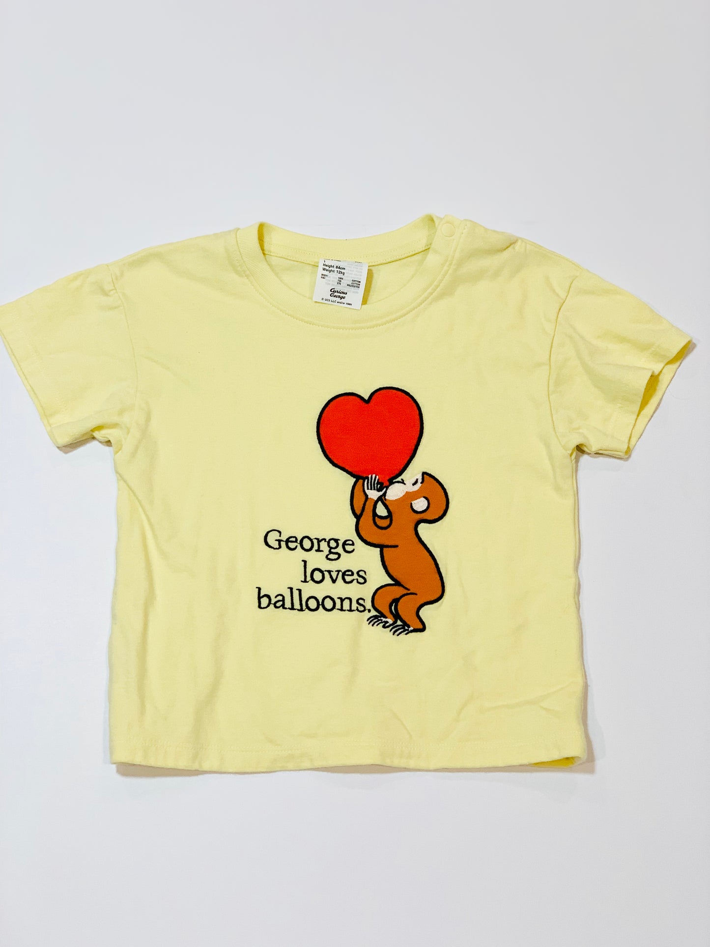Curious George tee - Size 1