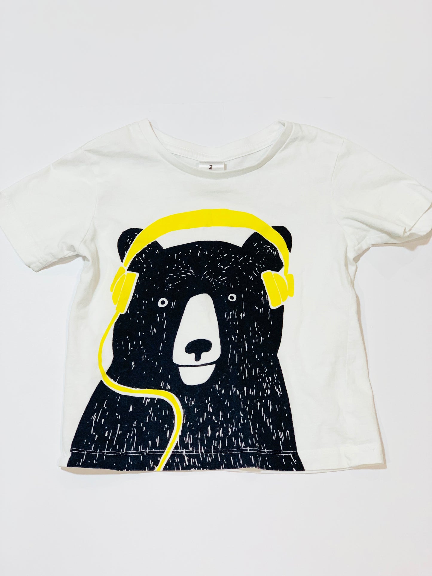 White bear tee - Size 2