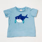 Blue shark tee - Size 2