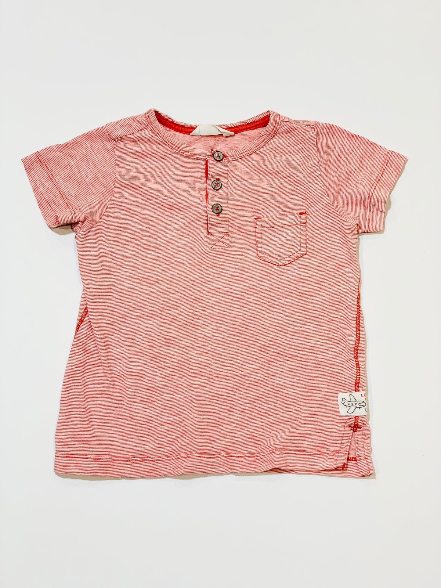 Red striped tee - Size 2