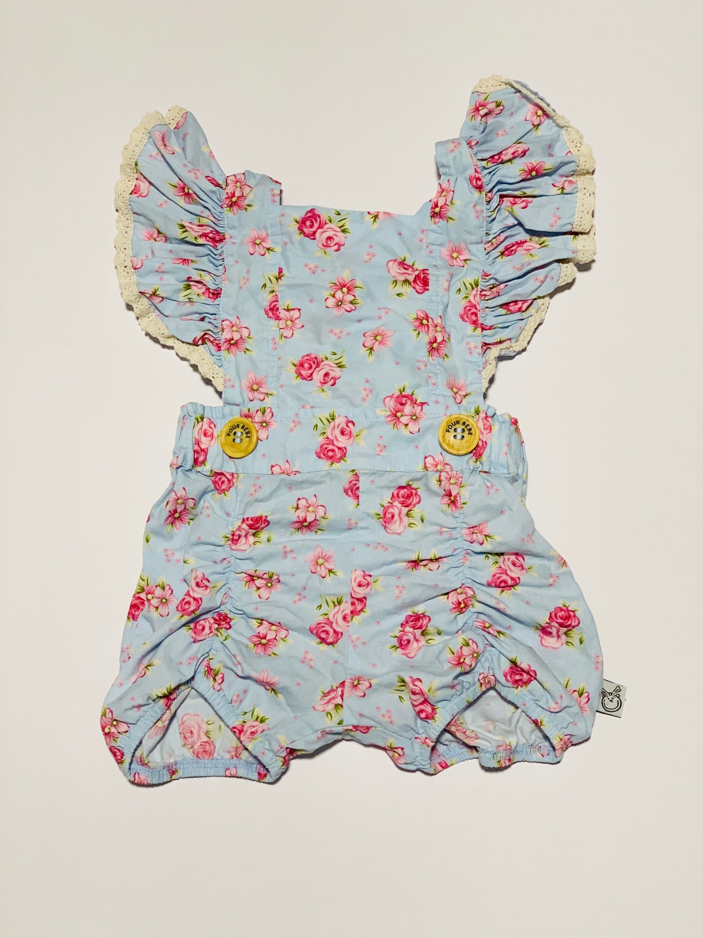 Floral romper - Size 2