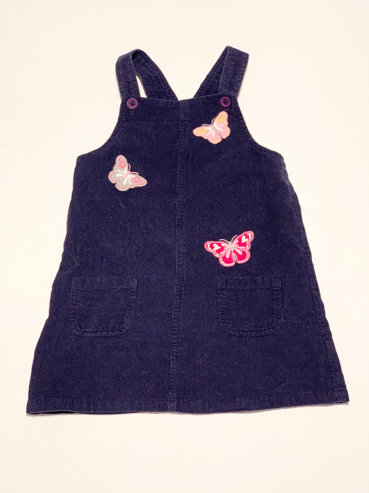 Corduroy butterfly dress - Size 2-3