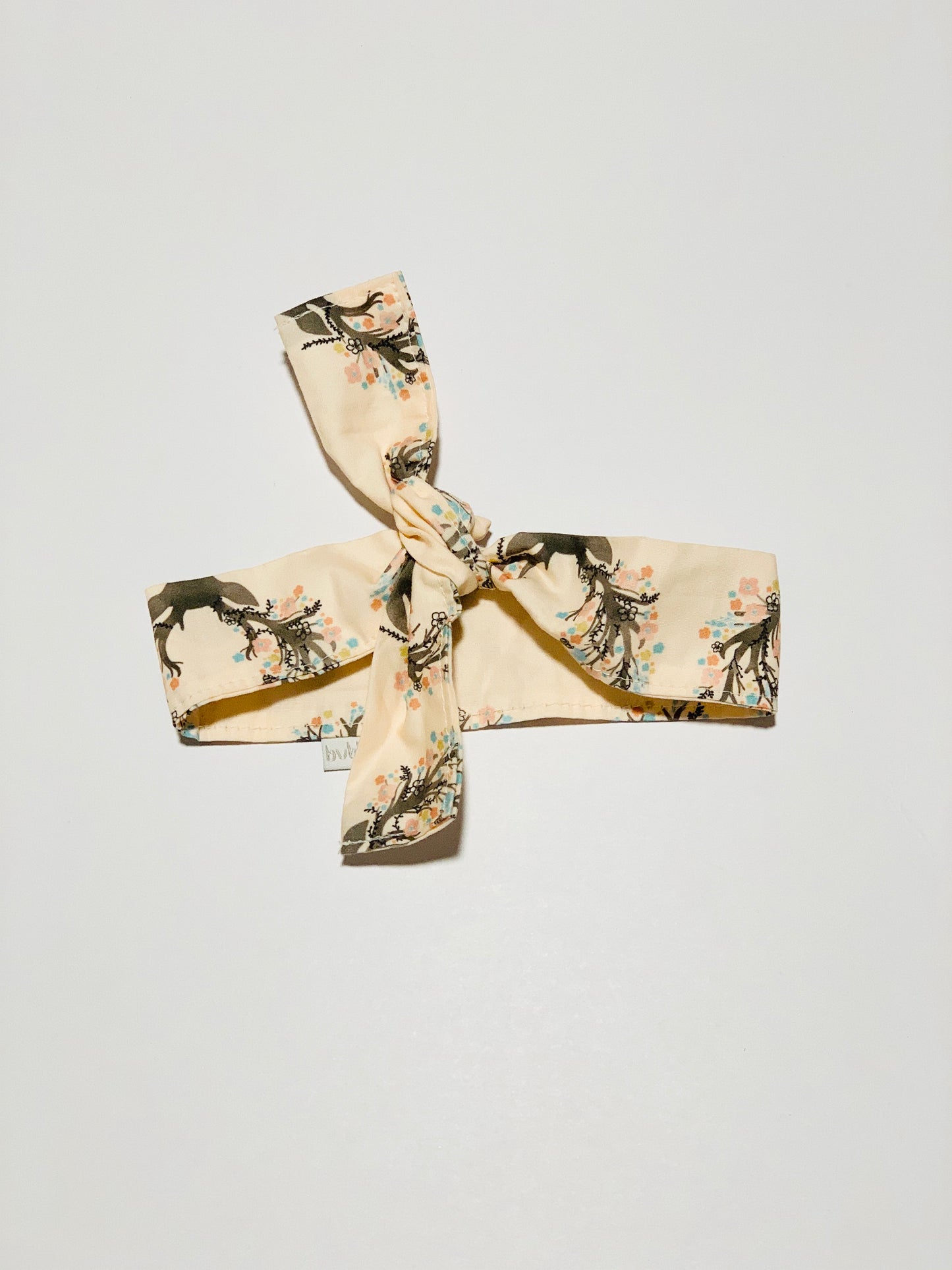 Deer top knot headband