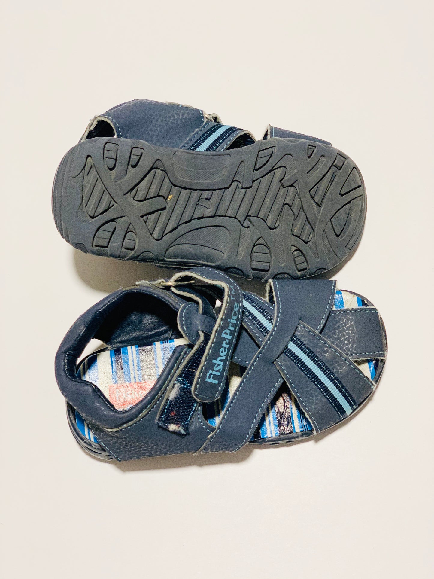 Navy sandals - Size 7