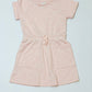 Pink jersey dress - Size 3
