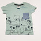 Animals pocket tee - Size 00