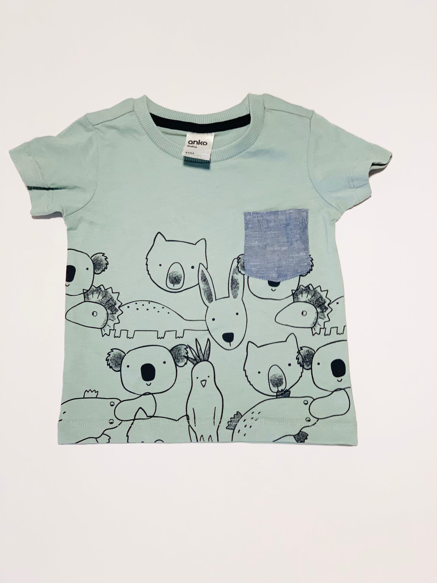 Animals pocket tee - Size 00