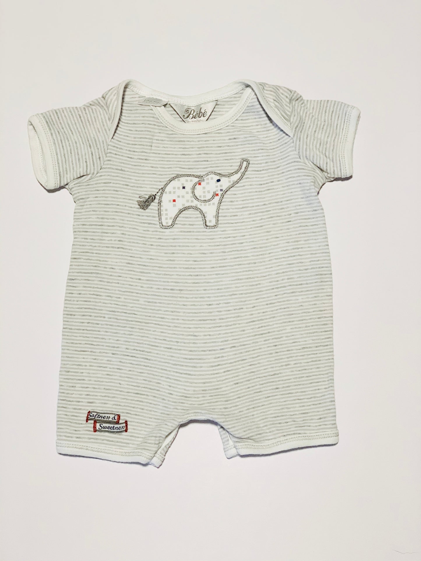 Elephant romper - Size 00