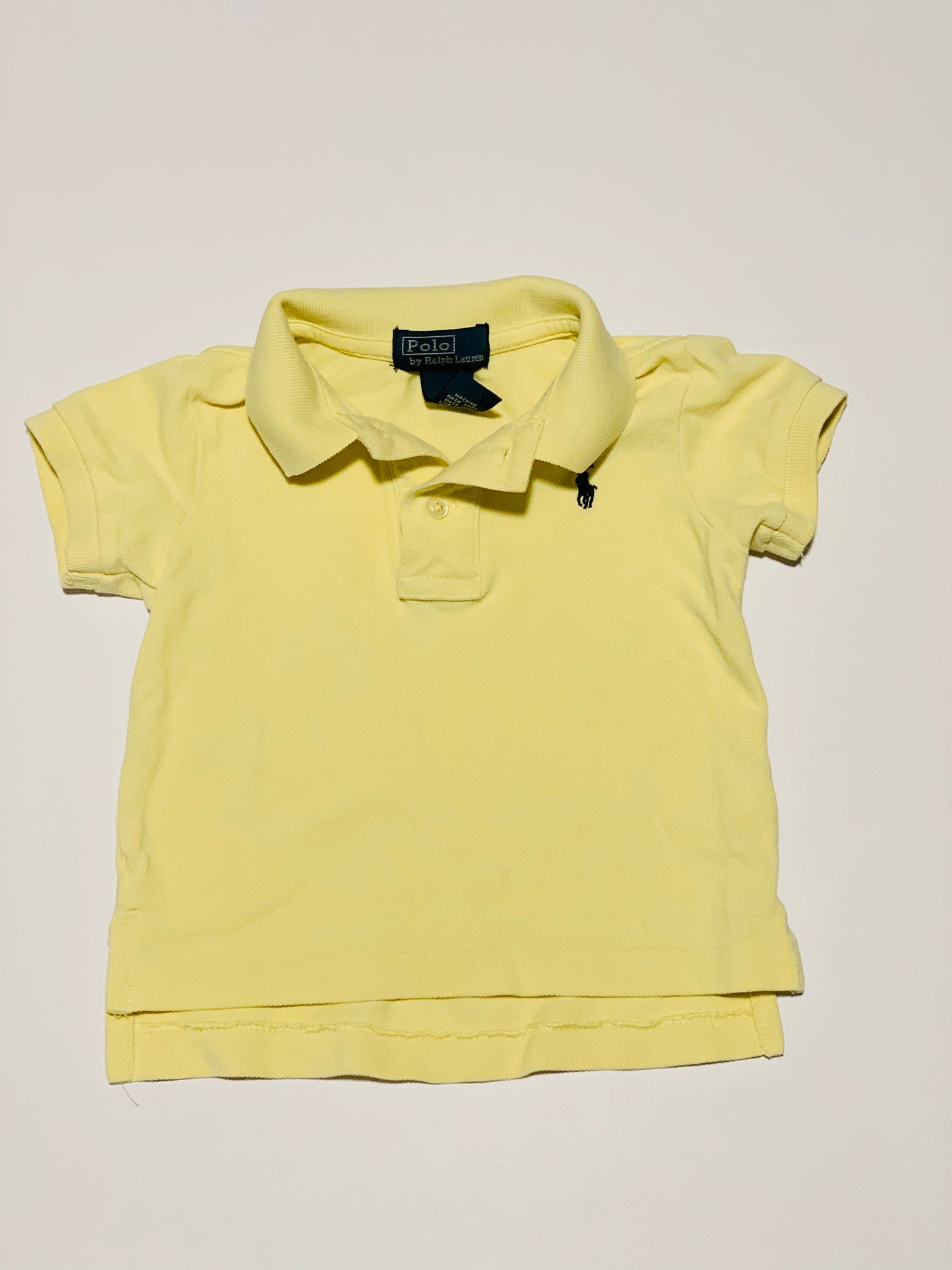 Yellow polo shirt - Size 9 months