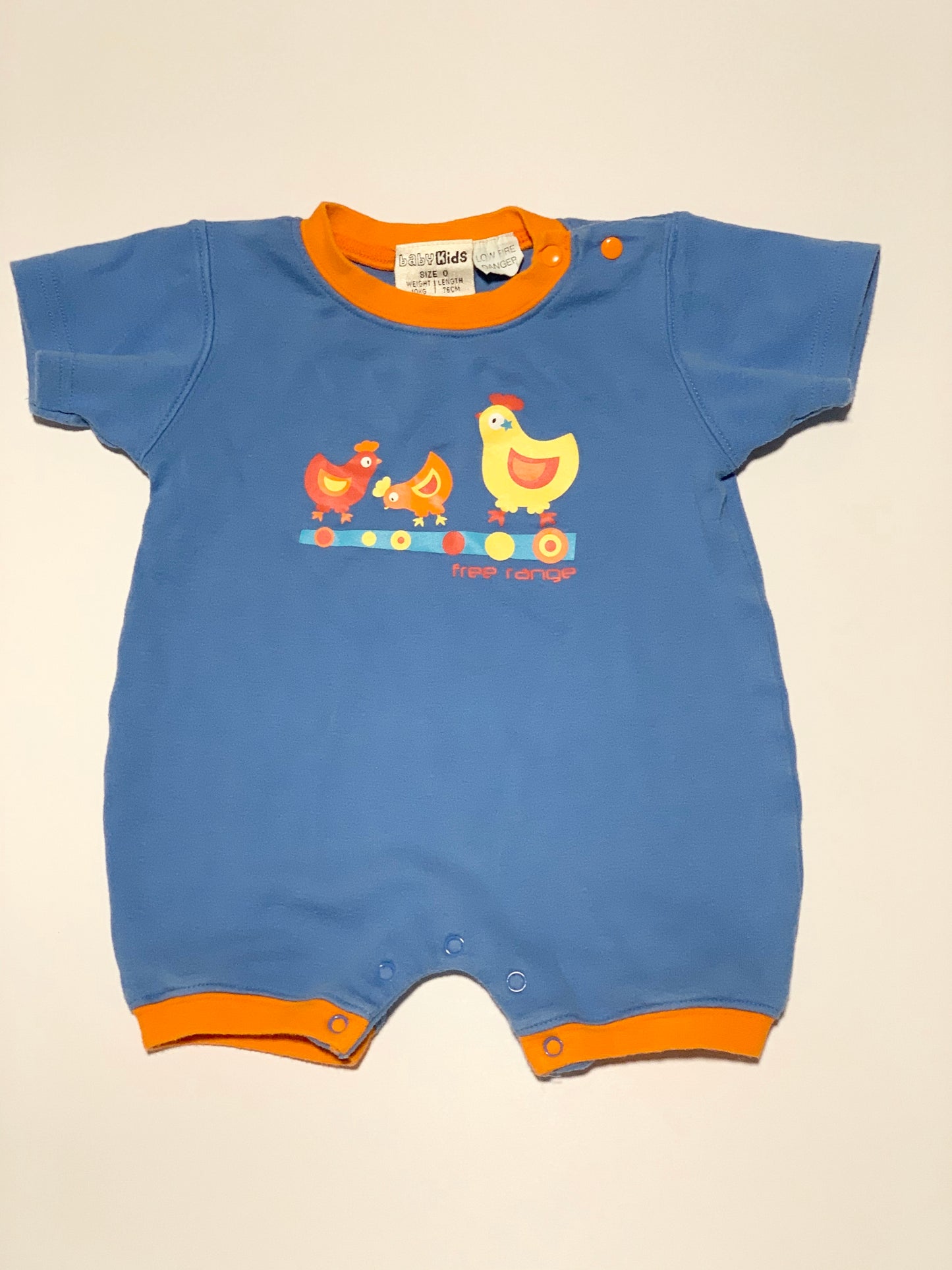 Chickens romper - Size 0