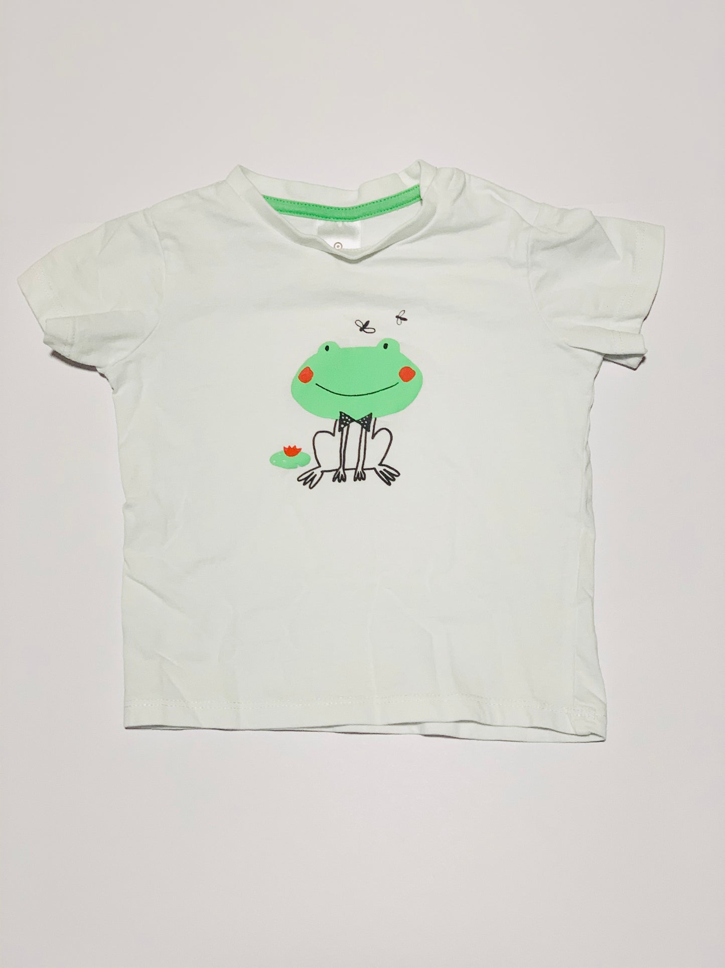 Green frog tee - Size 0