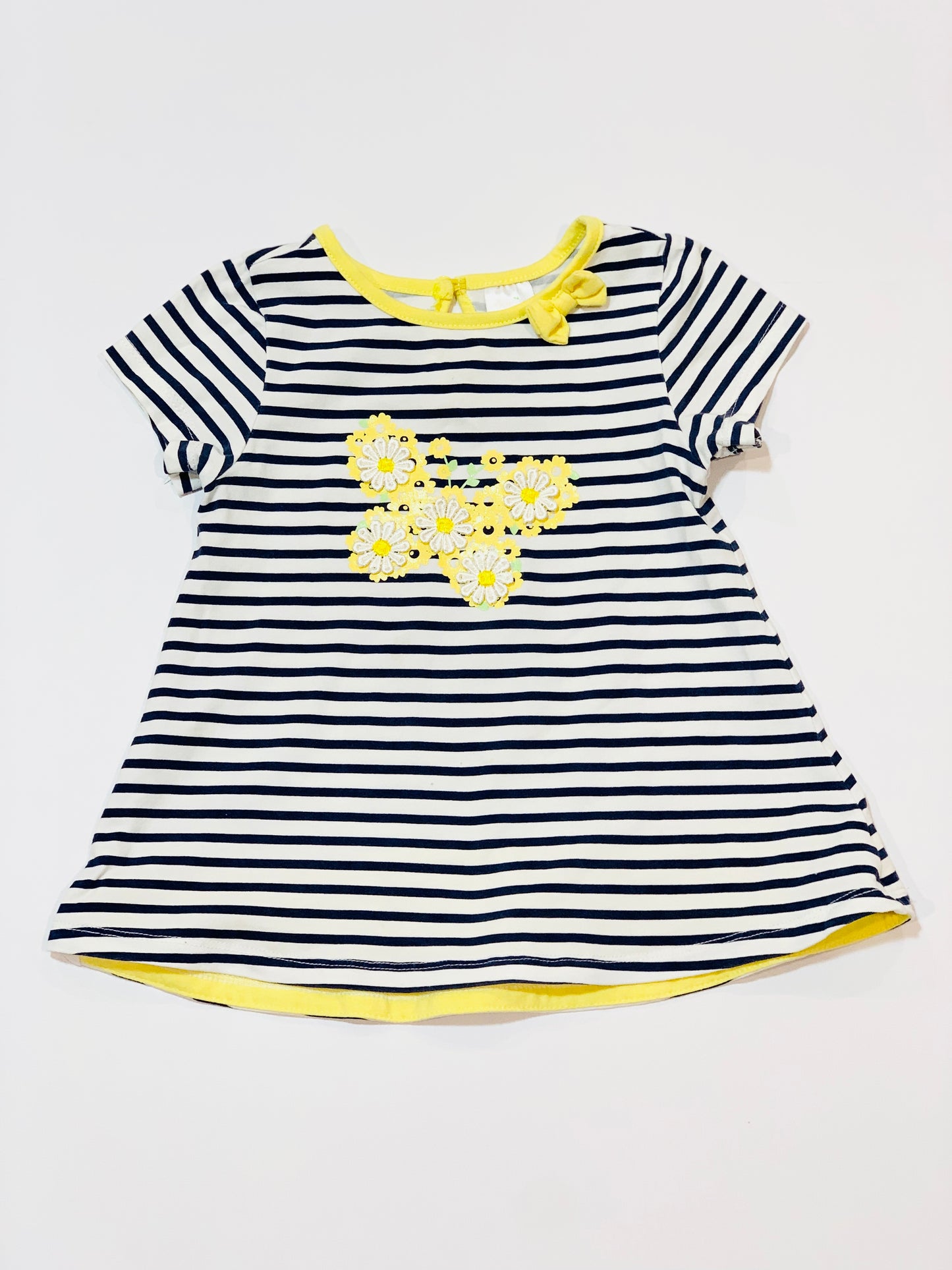 Striped daisy tee - Size 2