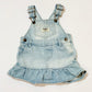 Denim pinafore - Size 0