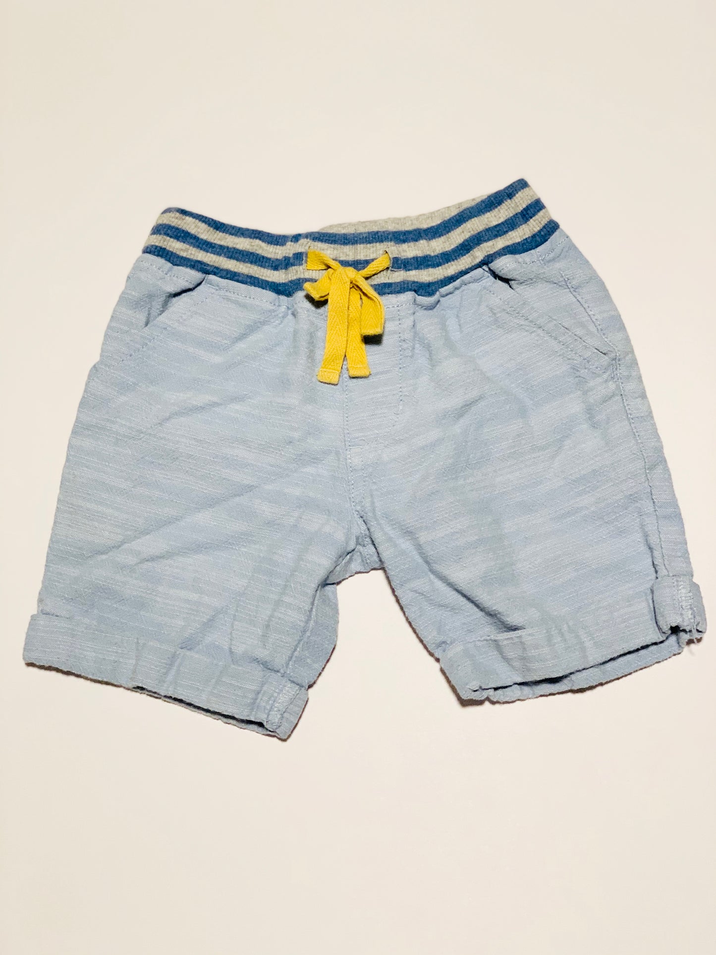 Blue cotton shorts - Size 2