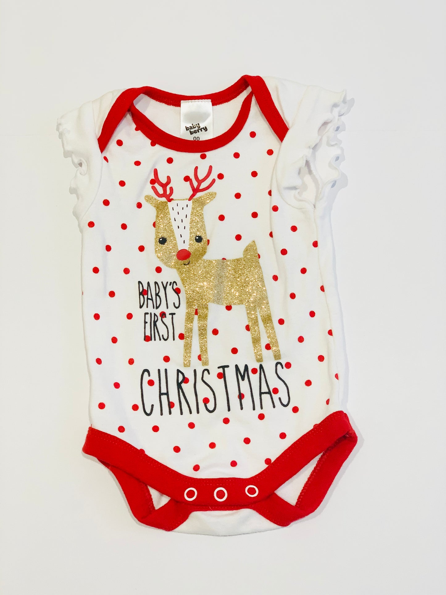 Glitter deer bodysuit - Size 00