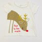 Glitter deer tee - Size 1