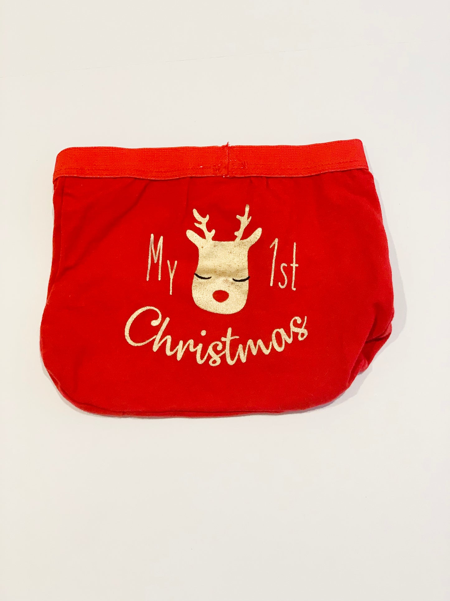 My 1st Christmas nappy cover - Size 000