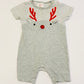 Rudolph pompom nose romper - Size 00