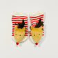 Christmas rattle socks - Size 0-6 months