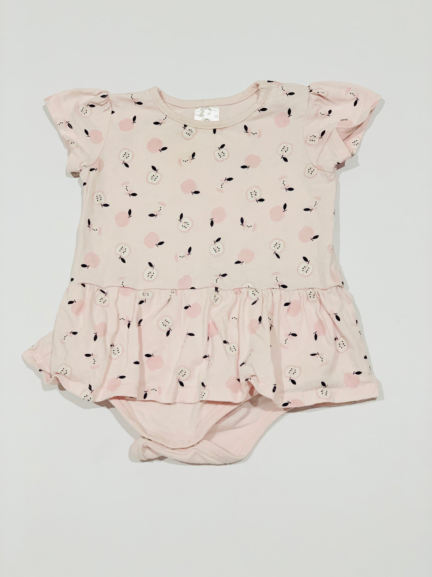 Pink apples bodysuit - Size 0