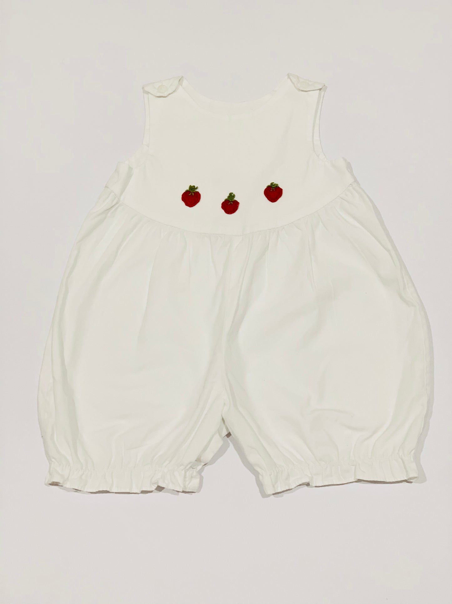 Vintage strawberries romper - Size 0