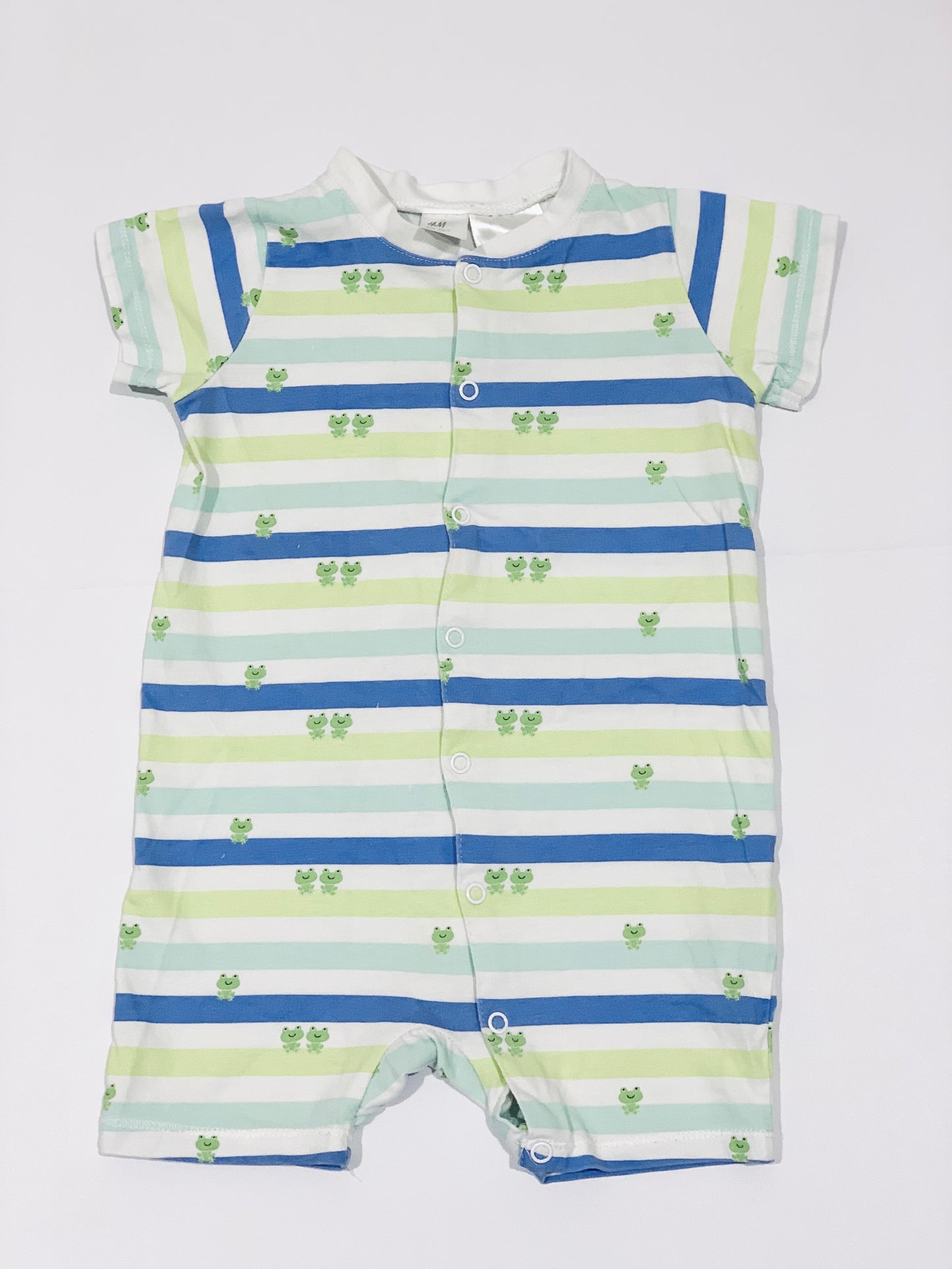 Froggy romper - Size 9-12 months