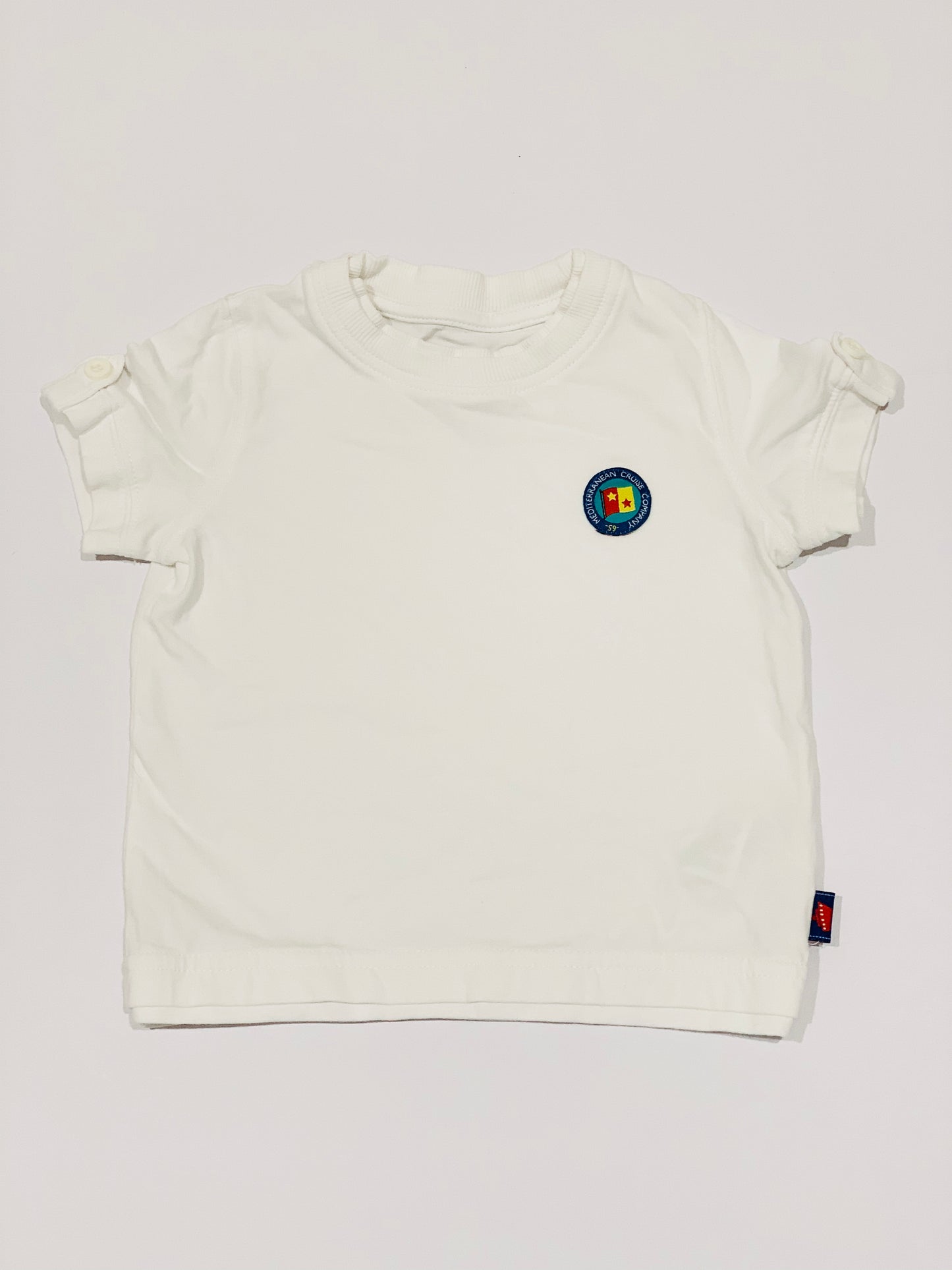 White tee - Size 9-12 months