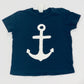 Navy anchor tee - Size 0