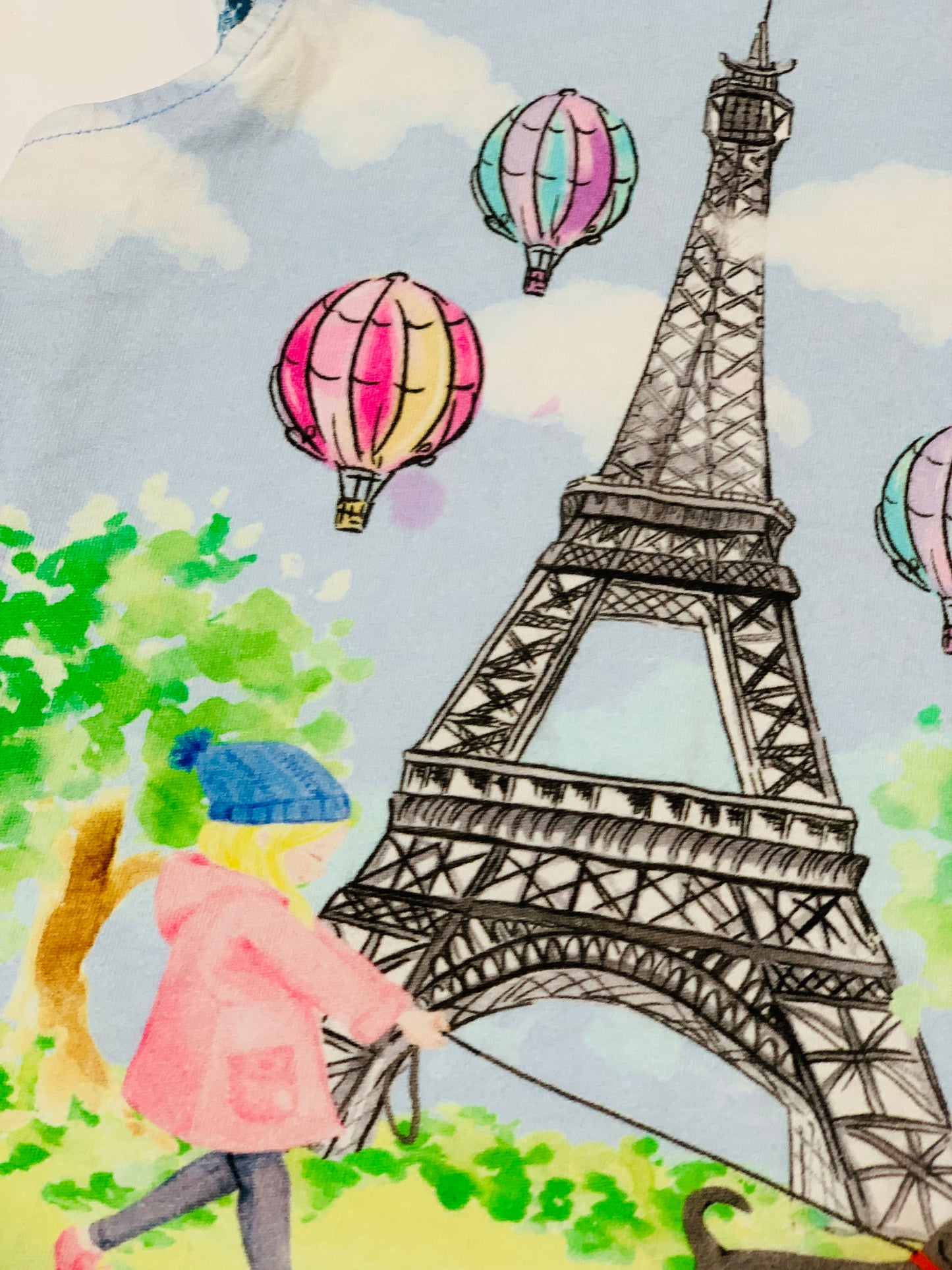 Paris theme pyjamas - Size 2