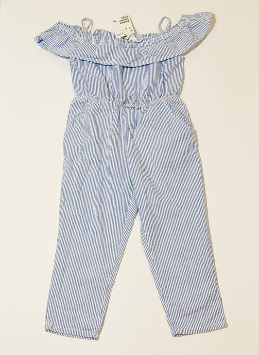 Seersucker jumpsuit brand new - Size 2