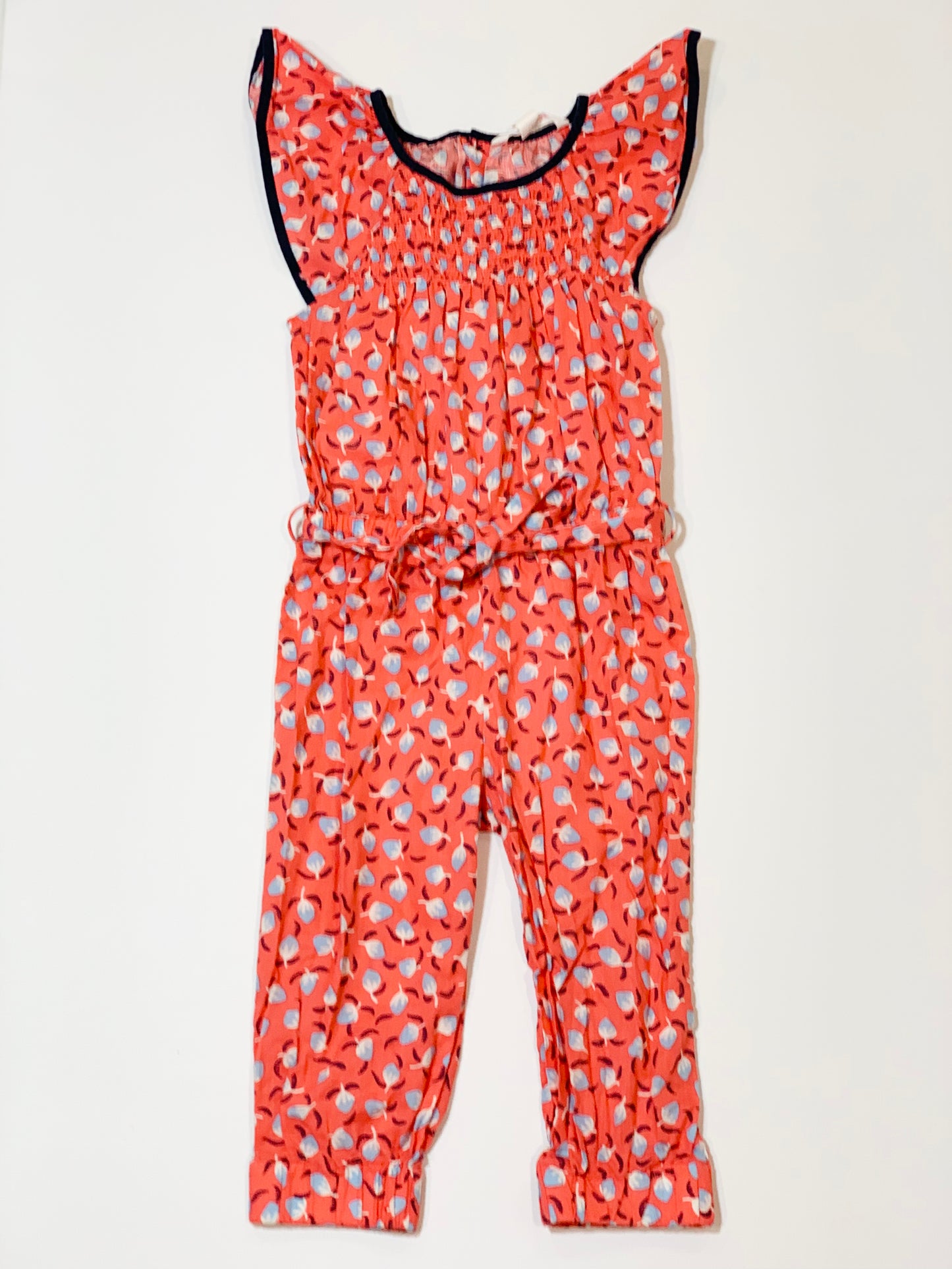 Red flower bud jumpsuit - Size 2