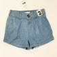 Chambray shorts brand new - Size 2