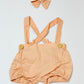 Suspender shorts with headband - Size 2