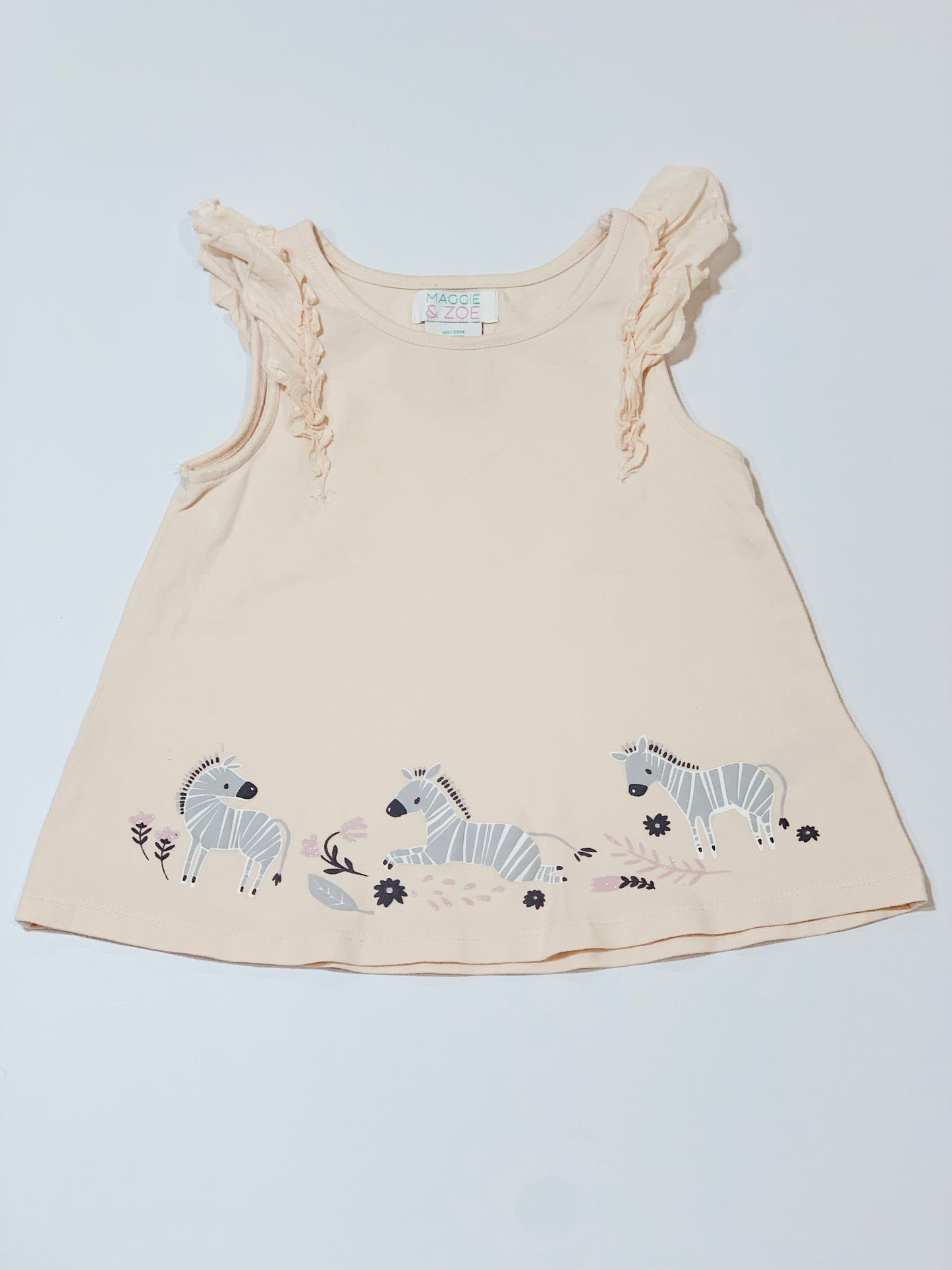 Zebras top - Size 2