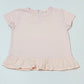 Pink peplum tee - Size 2