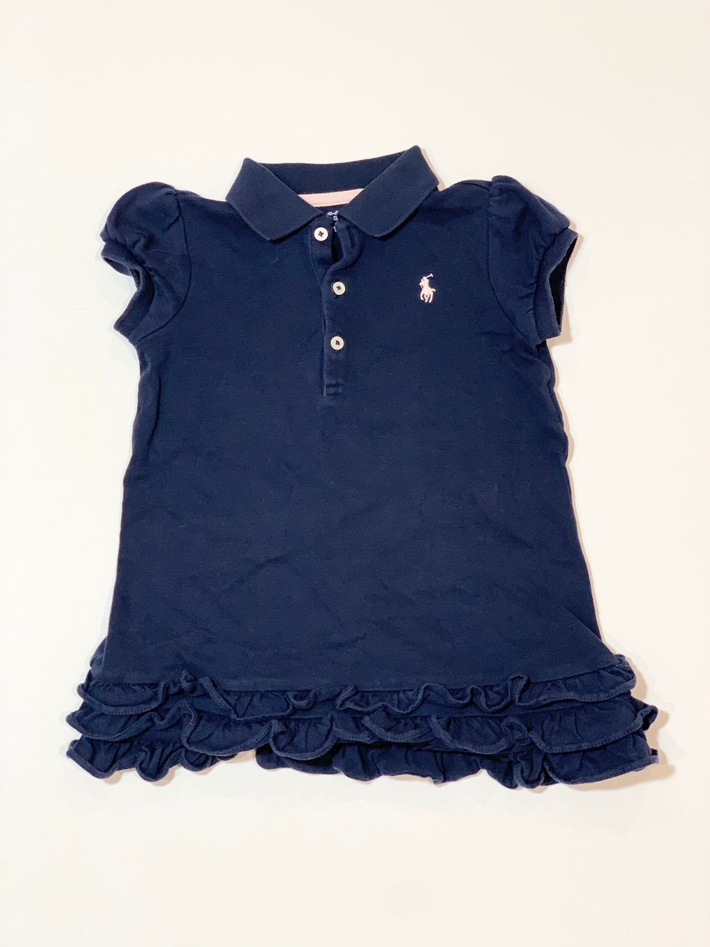 Navy polo dress - Size 2